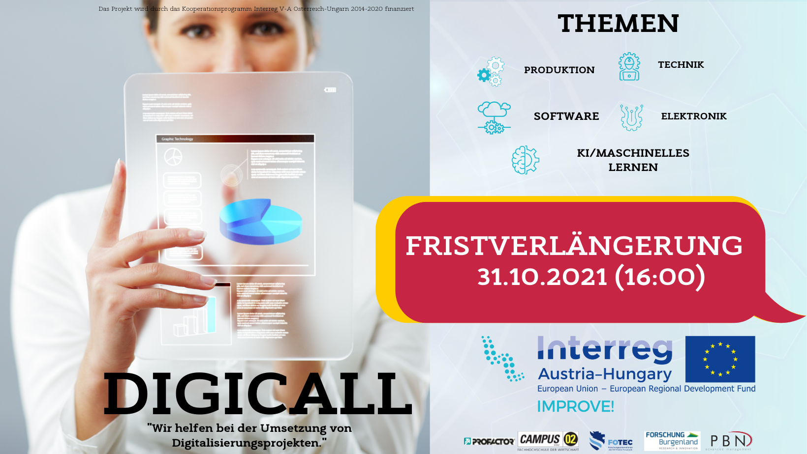 AUSSCHREIBUNG DIGICALL - IMPROVE