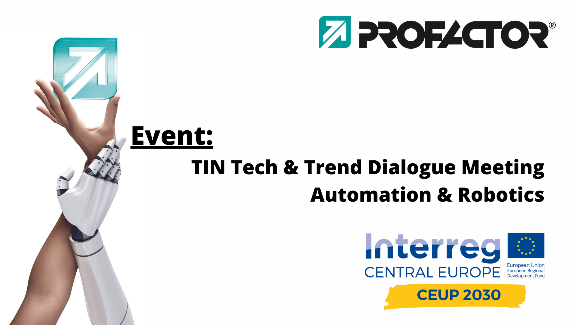 TIN Tech & Trend Dialogue Meeting on Robotics & Automation